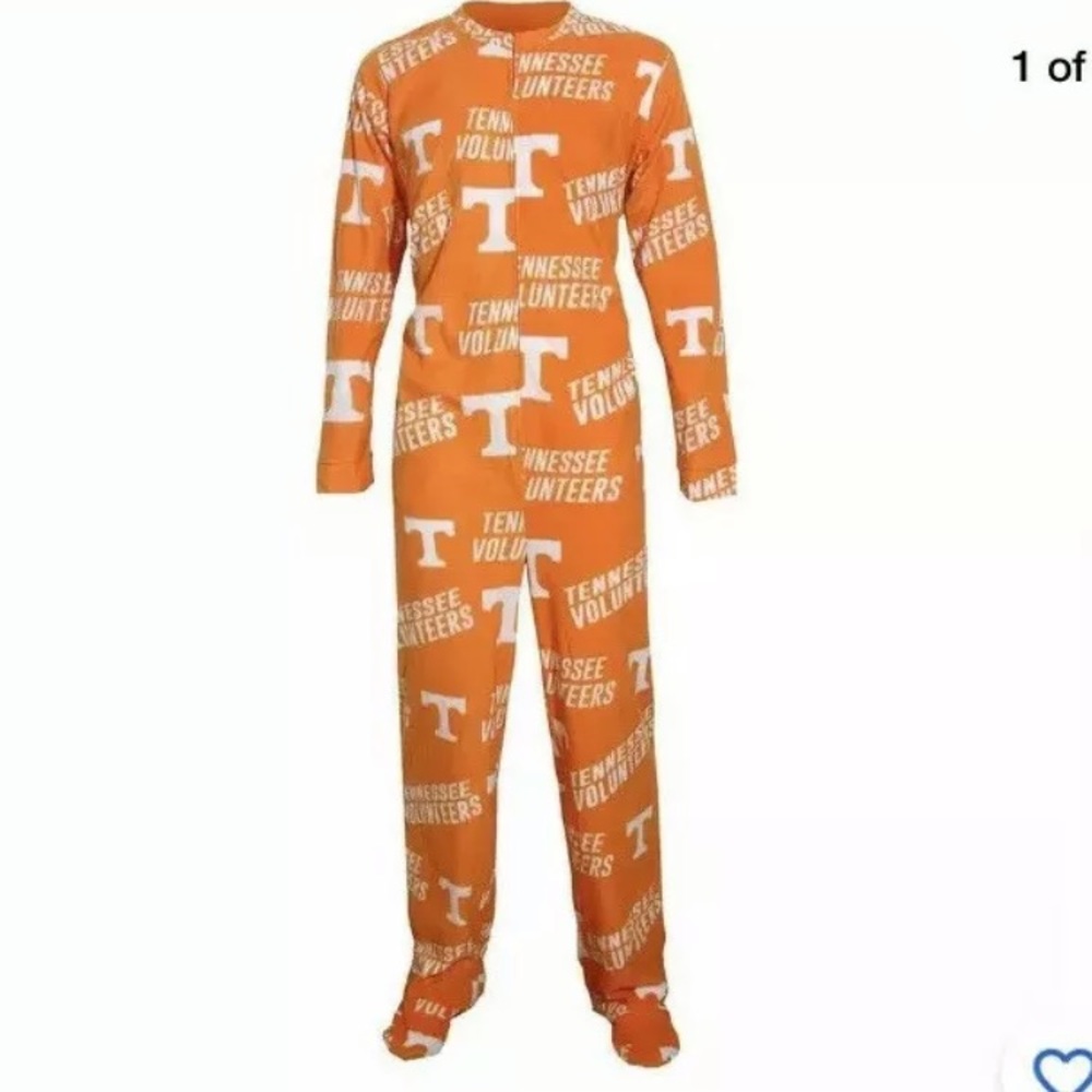 Tennessee Volunteers Vols UT Union Suit Footed Pjs